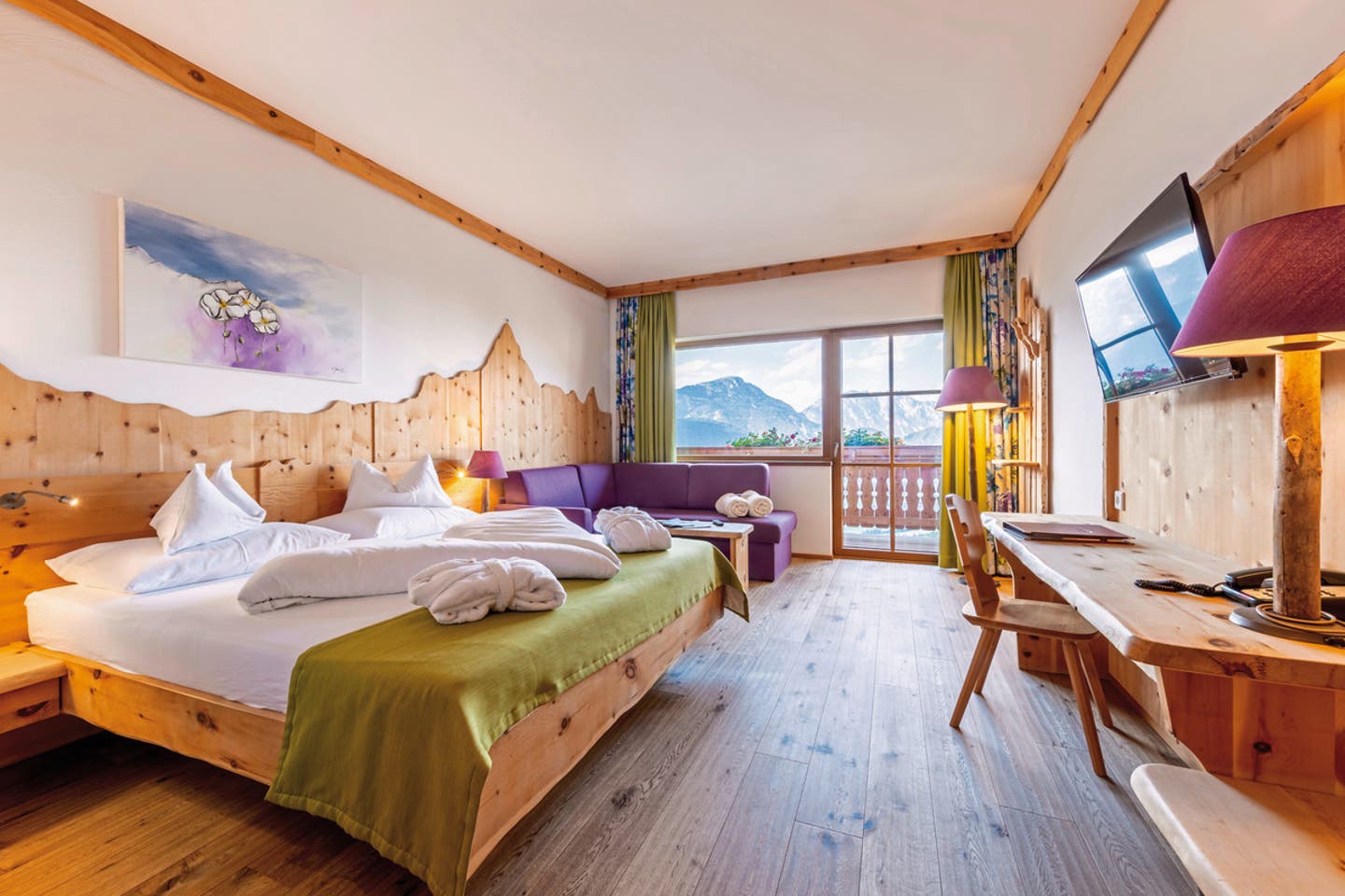 Wohnbeispiel Doppelzimmer Nord Bergblick