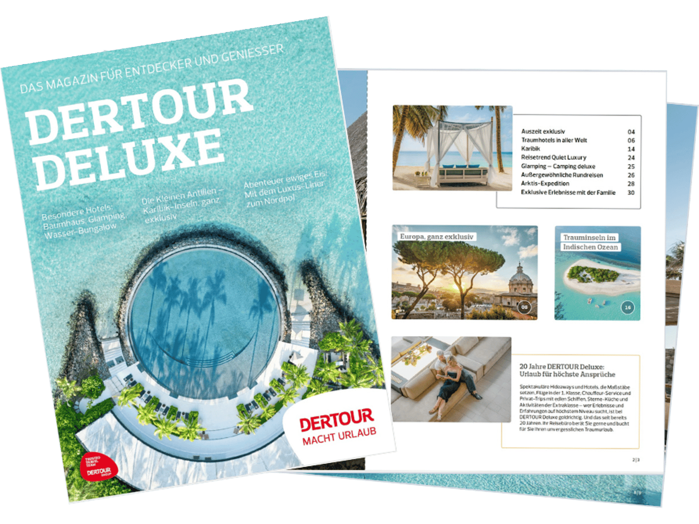 DERTOUR Deluxe: das Reisemagazin