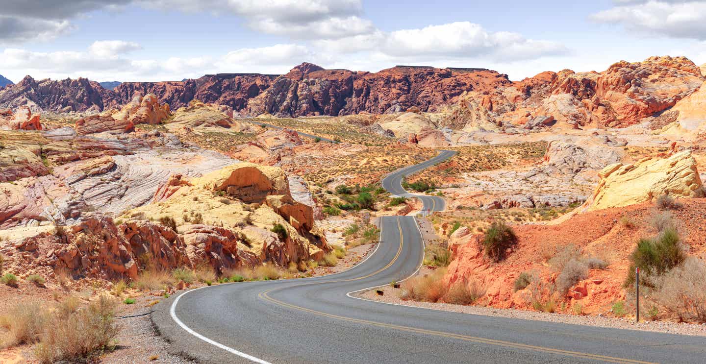 Die beste Reisezeit für die Westküste der USA. Valley of Fire State Park