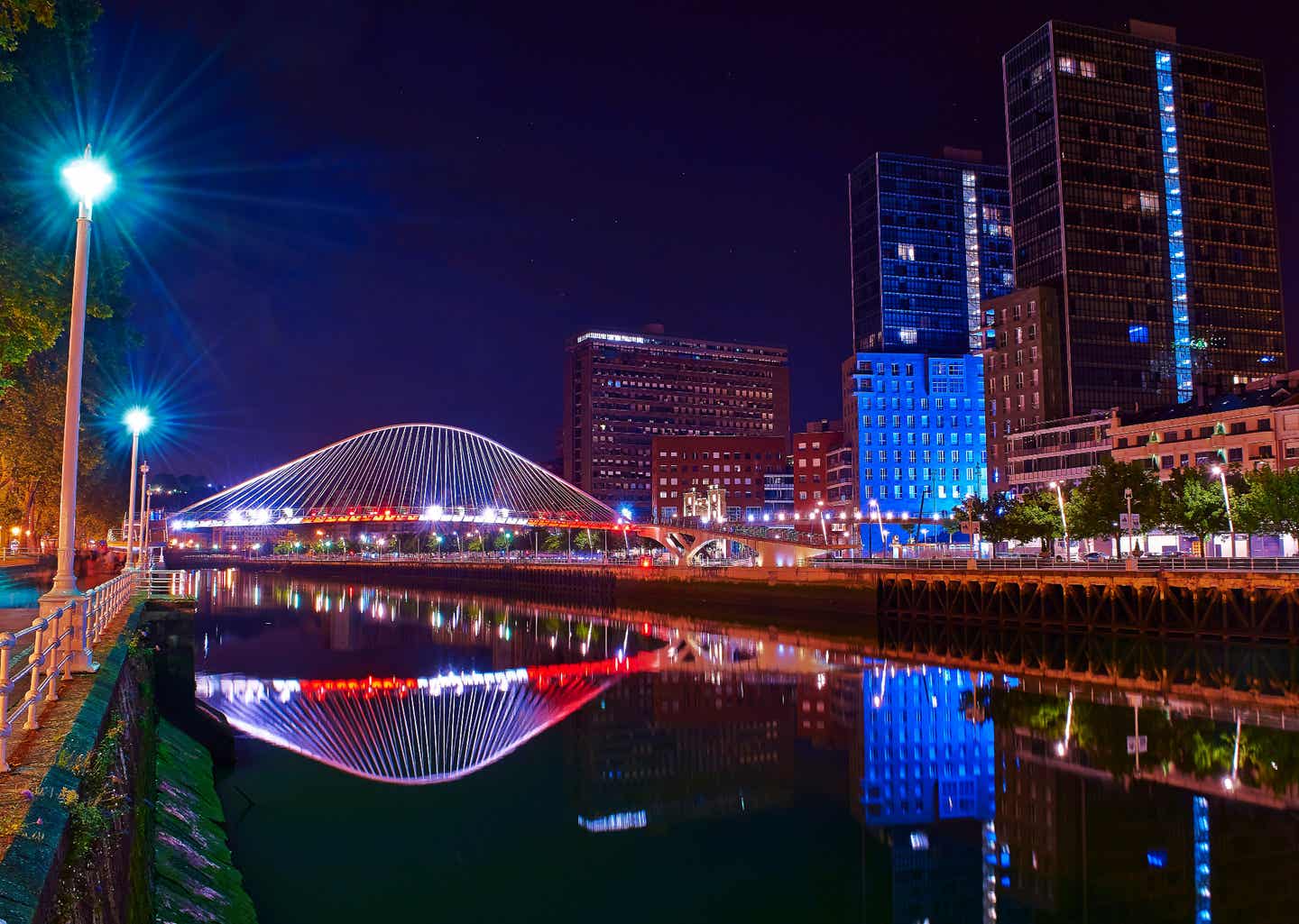 Urlaub in Bilbao – Calatrava-Brücke