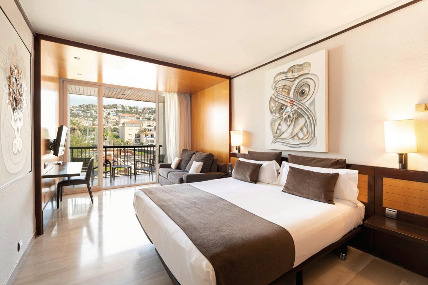 Wohnbeispiel Doppelzimmer Poolblick