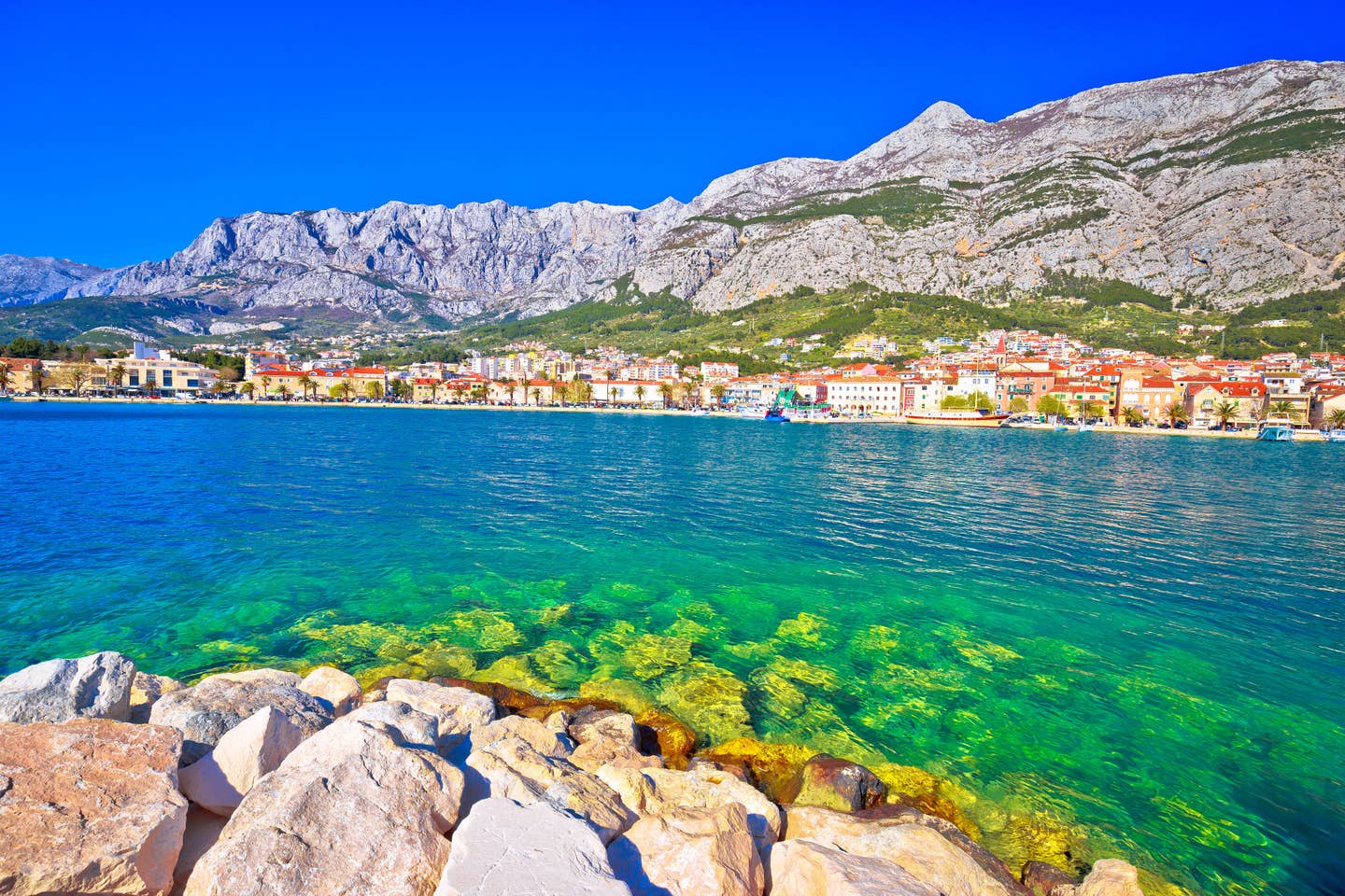 Makarska – Stadtpanorama