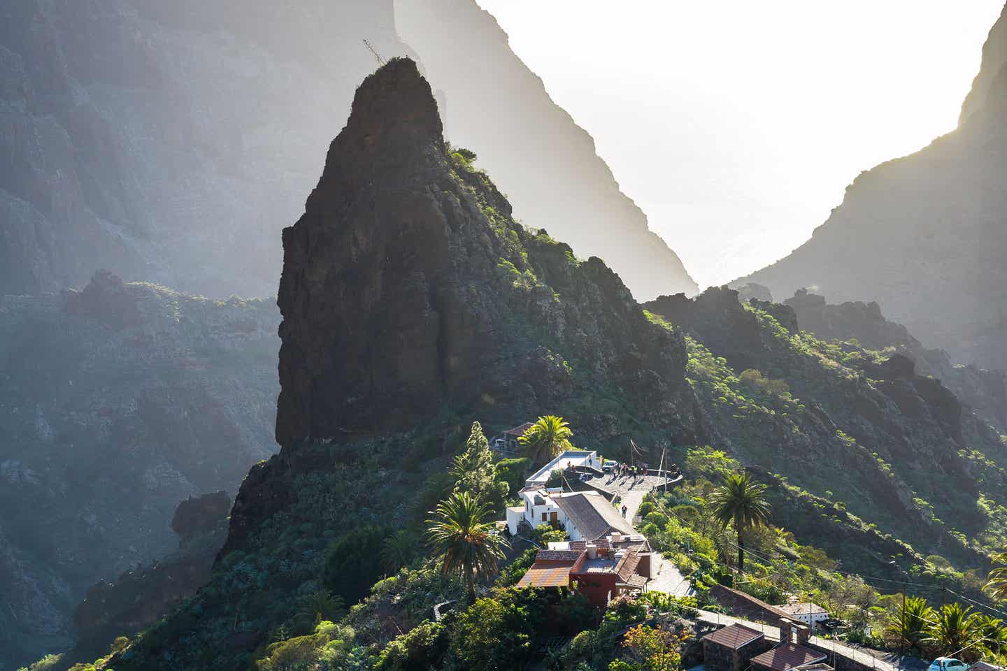 Teneriffa Masca Mountain bewohntes Bergdorf