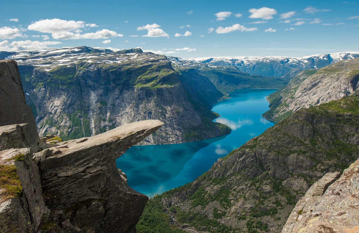 Trolltunga am Ringedalsvatnet-See in Norwegen