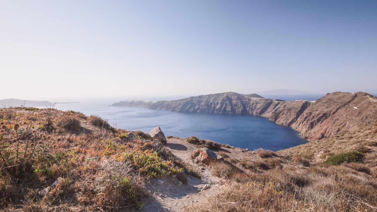 Blick über die Caldera von Santorini