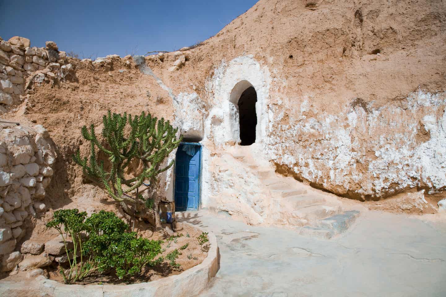 Höhlenwohnungen der Troglodyte, Sahara 