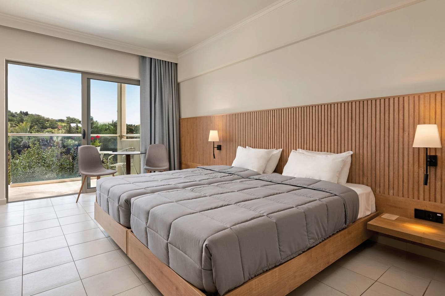 Wohnbeispiel Doppelzimmer Gartenblick