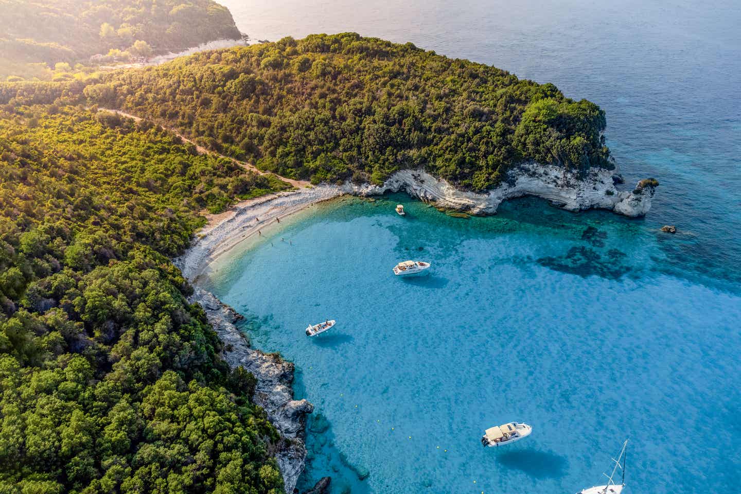 Insel Antipaxos in der Nähe von Korfu, Griechenland