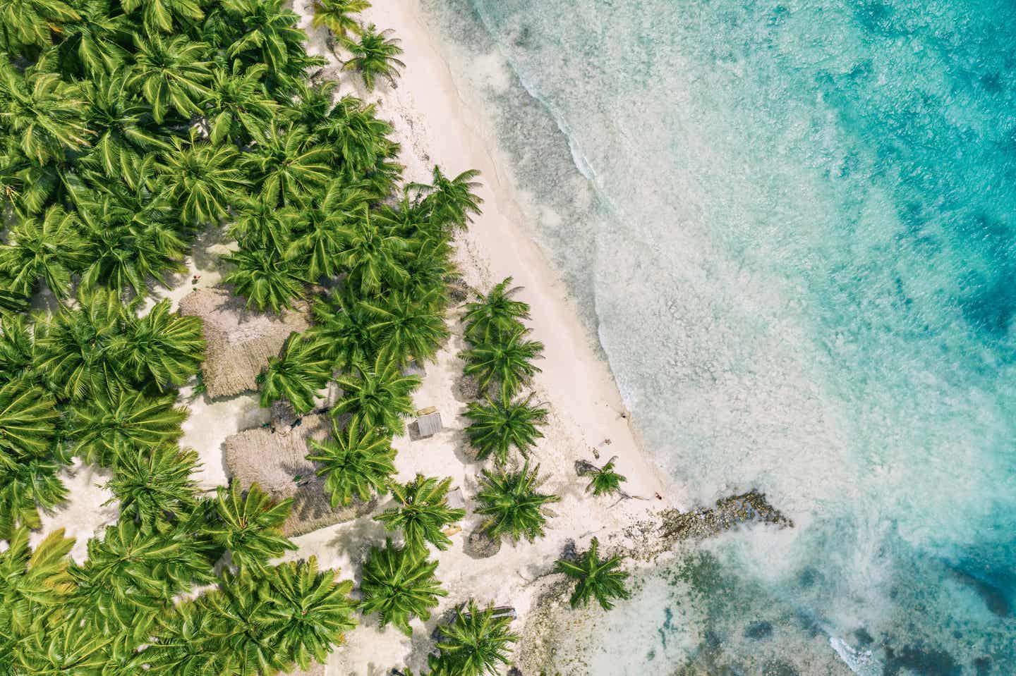 Saona Island aus der Vogelperspektive