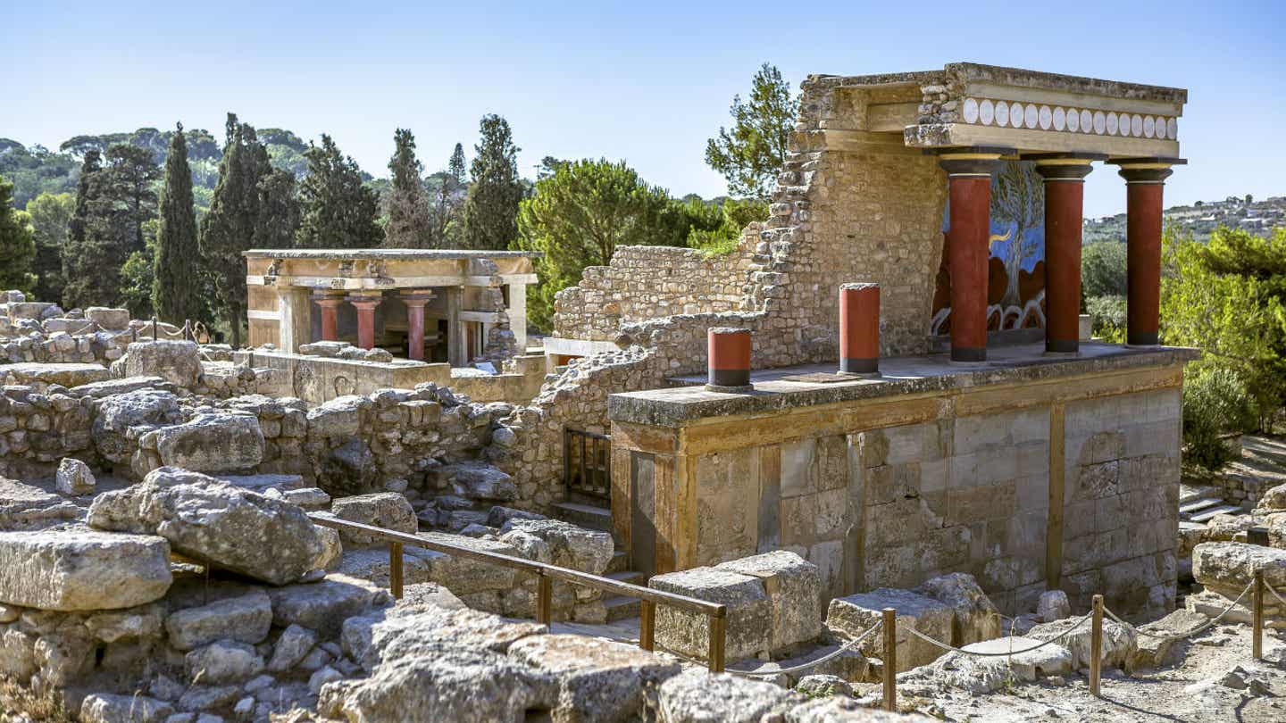 Ruinenstadt Knossos auf Kreta