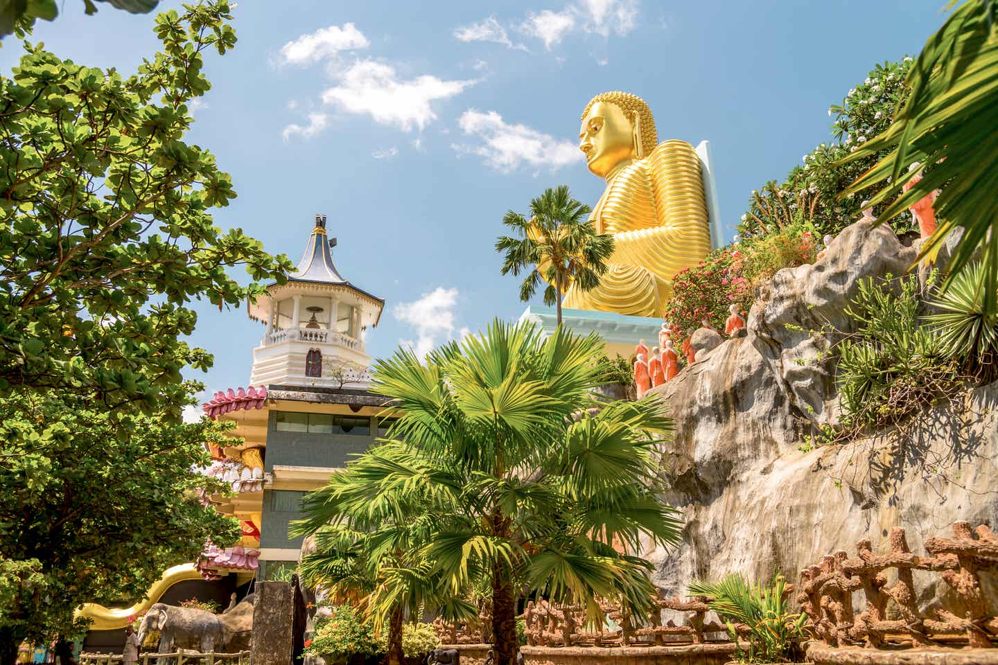 Der Höhlentempel von Dambulla auf Sri Lanka