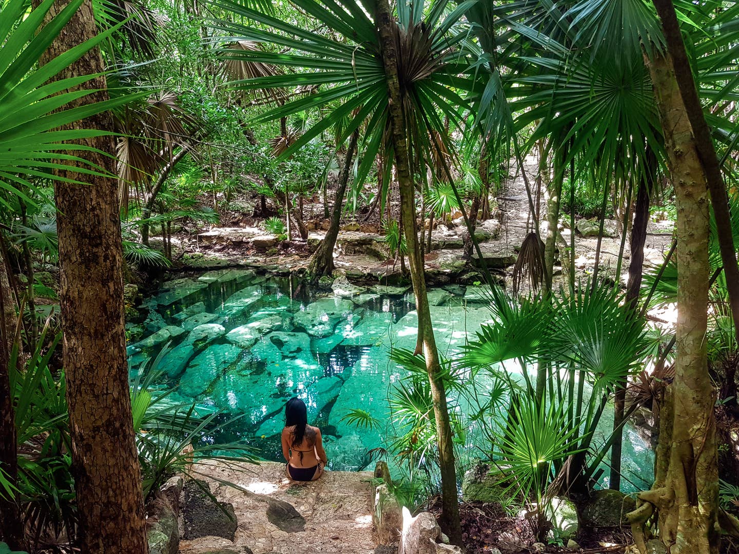 Mexiko Urlaub: Cenote Azul