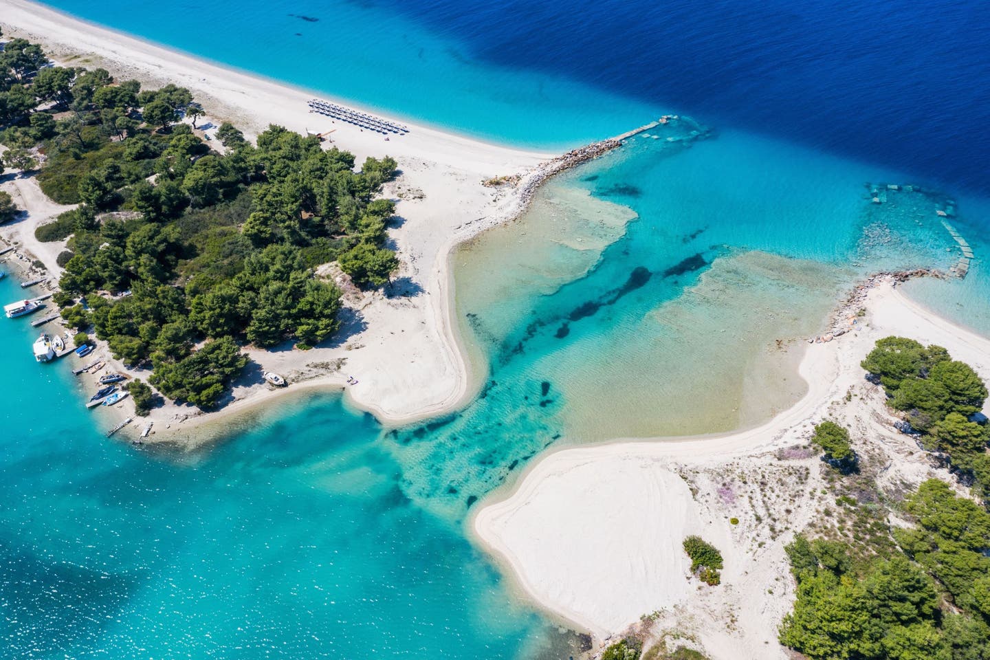 Strand und Meer in Griechenland