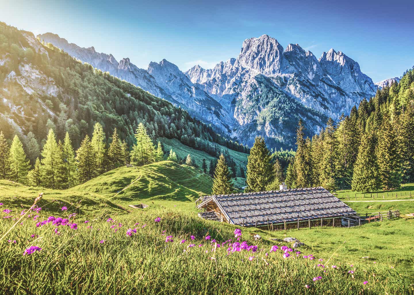 Berchtesgaden Urlaub mit DERTOUR. Kleine Almhütte im Nationalpark Berchtesgaden