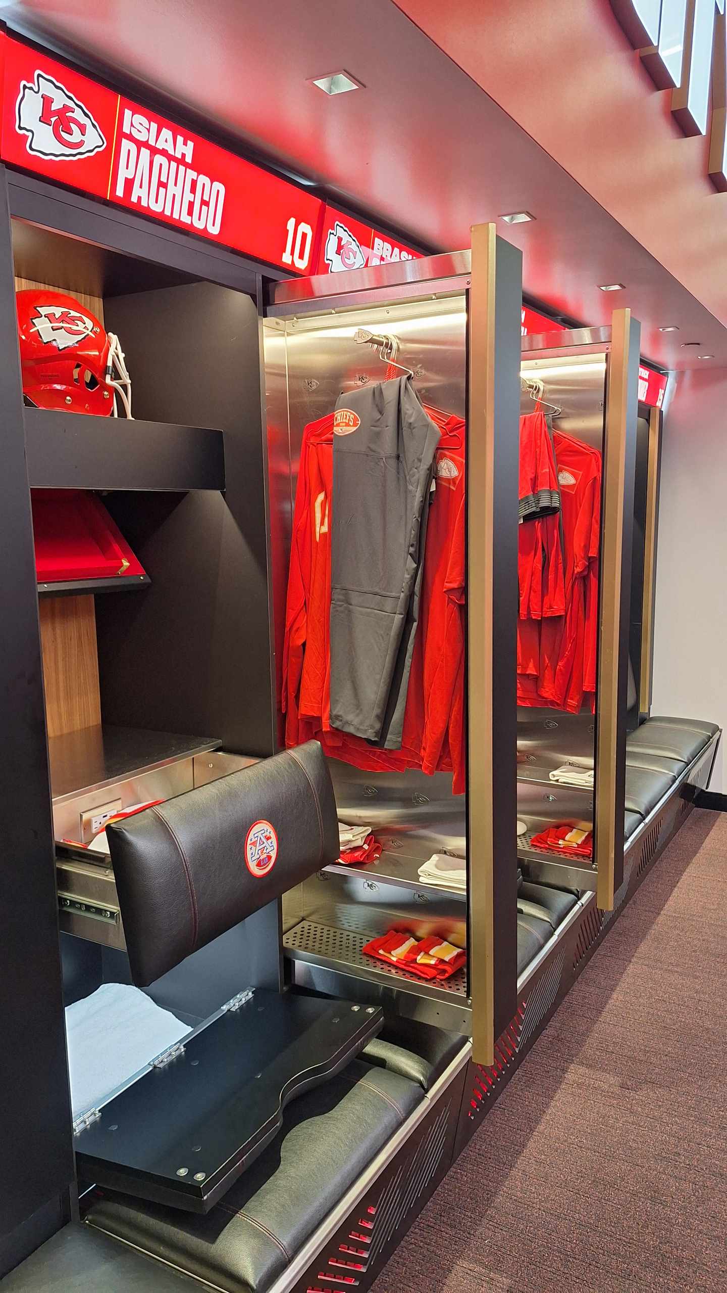 Kabine der Kansas City Chiefs