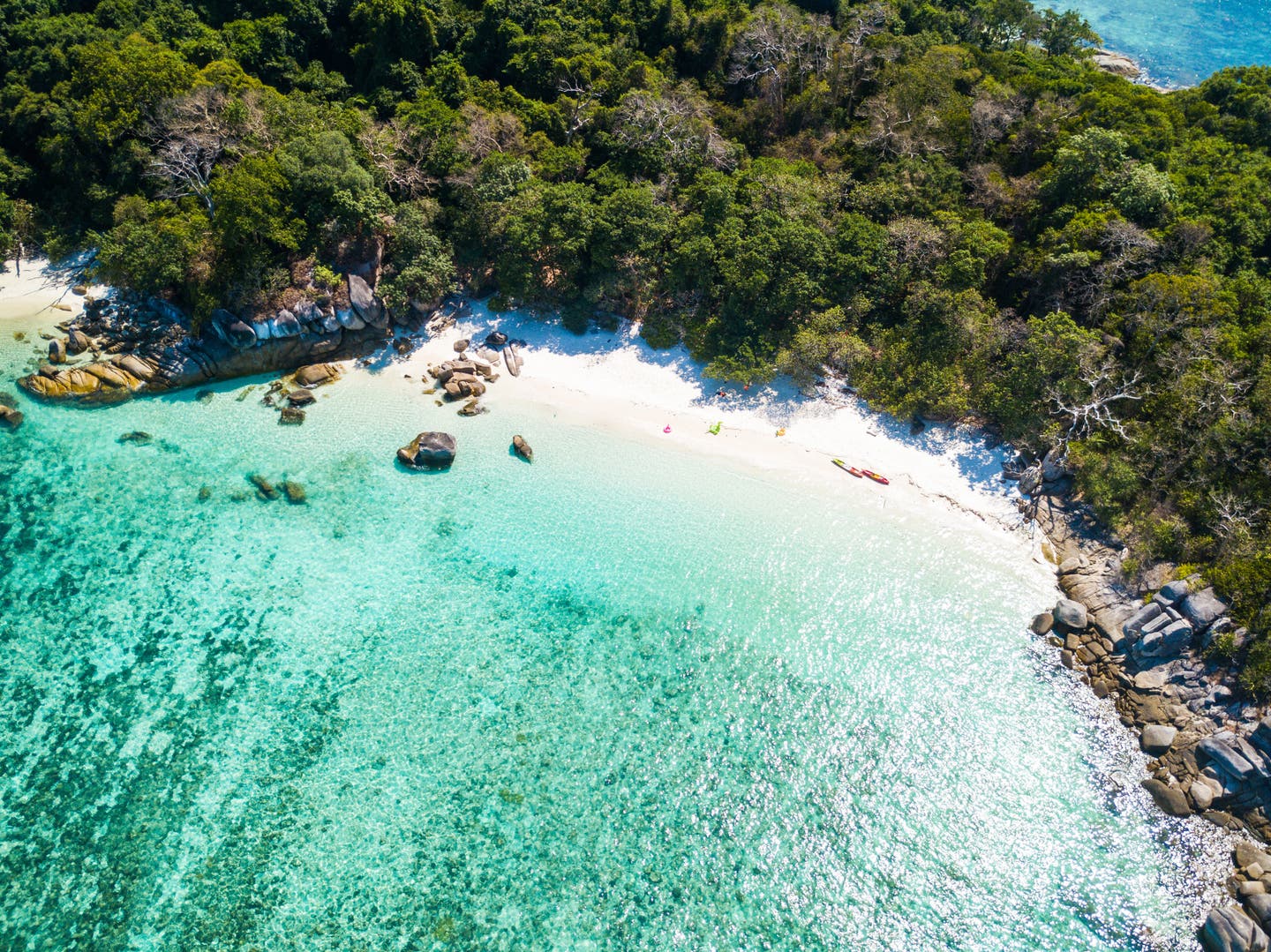 Reiseziele Oktober: Boulder Island in Myanmar von oben