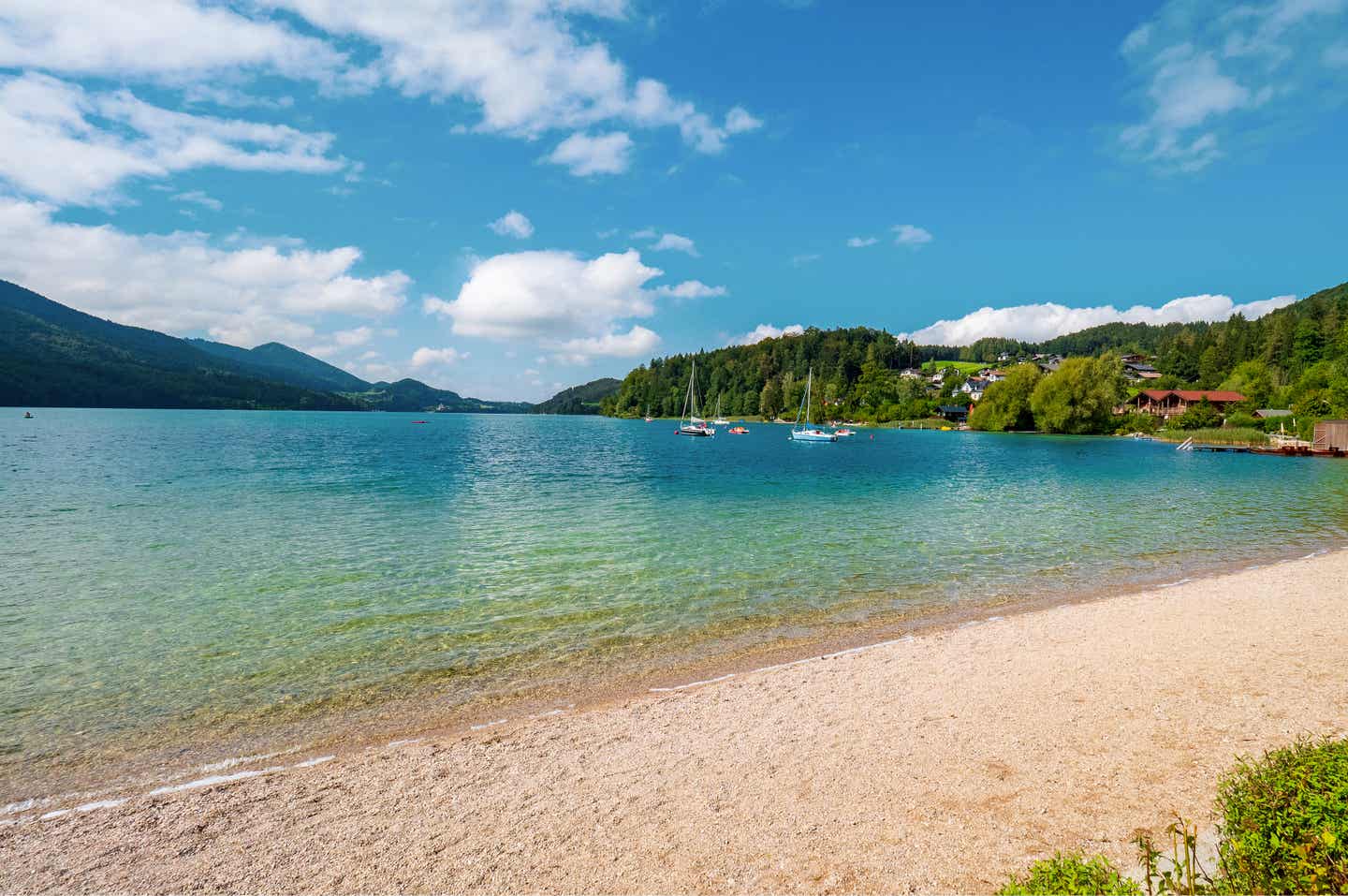 Fuschlsee Salzkammergut Strand