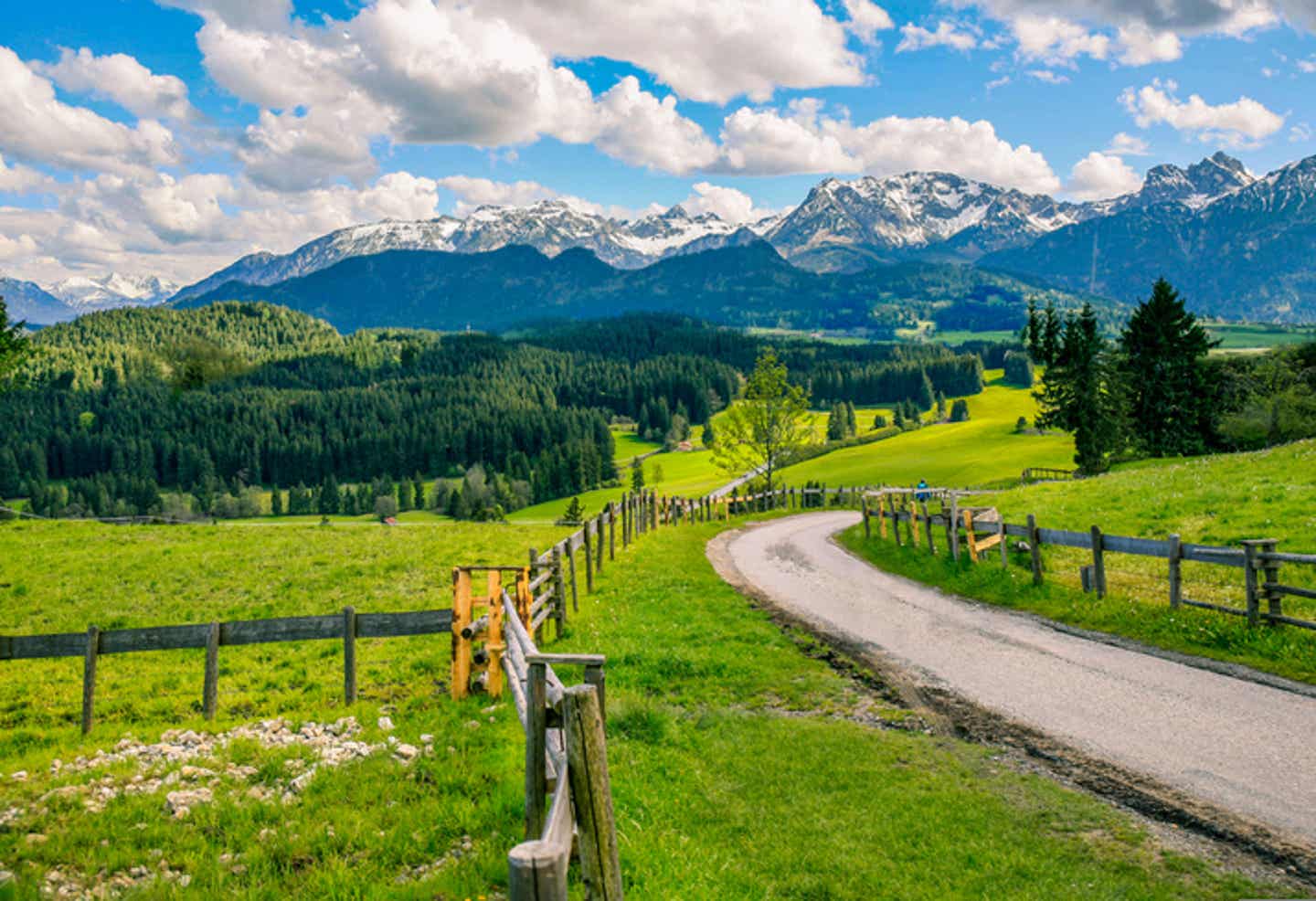 Wunderschöne Alpenkulisse in Eisenberg im Allgäu