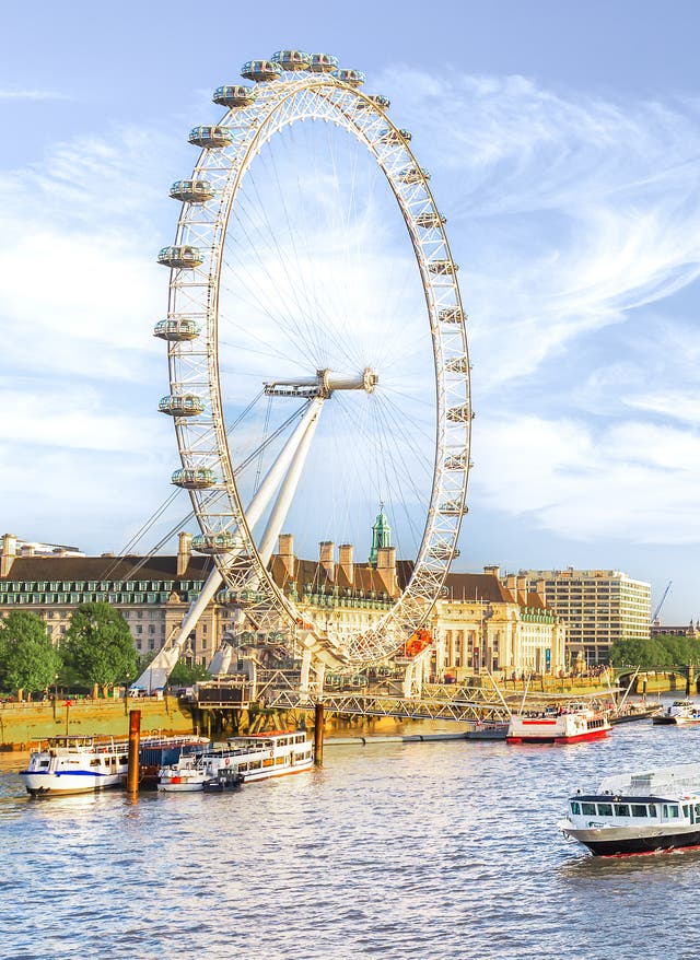 Rundreise buchen London Eye an der Themse