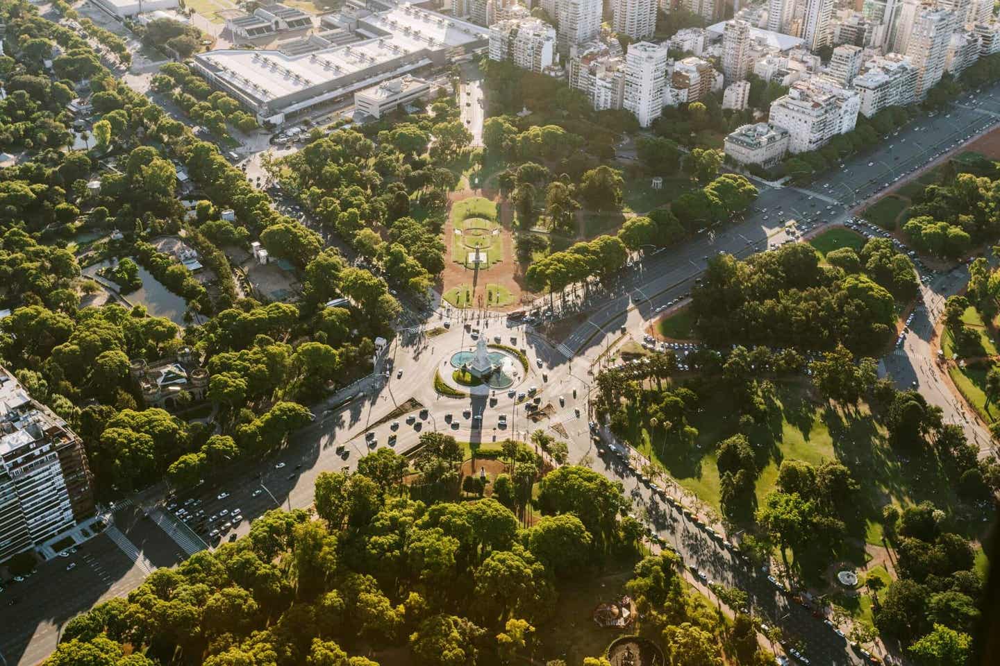 Argentiniens Sehenswürdigkeiten: Buenos Aries von oben