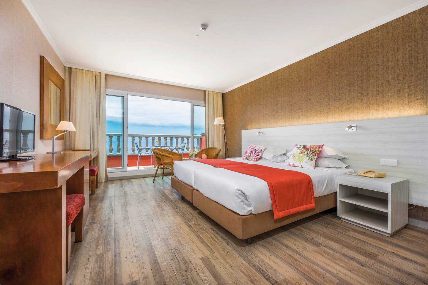 Wohnbeispiel Doppelzimmer Meerblick Balkon