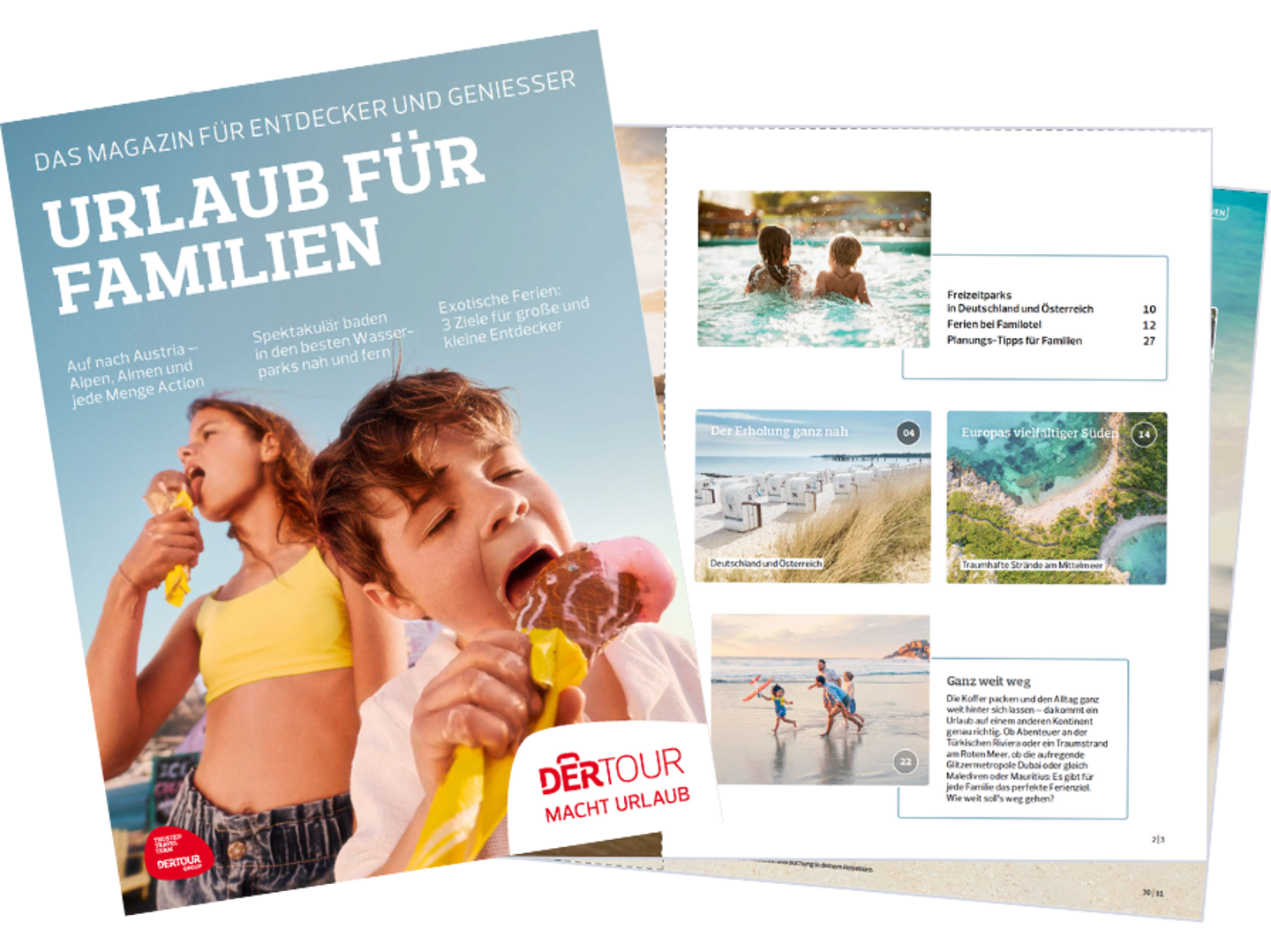 Themenwelt-Magazin Familienurlaub