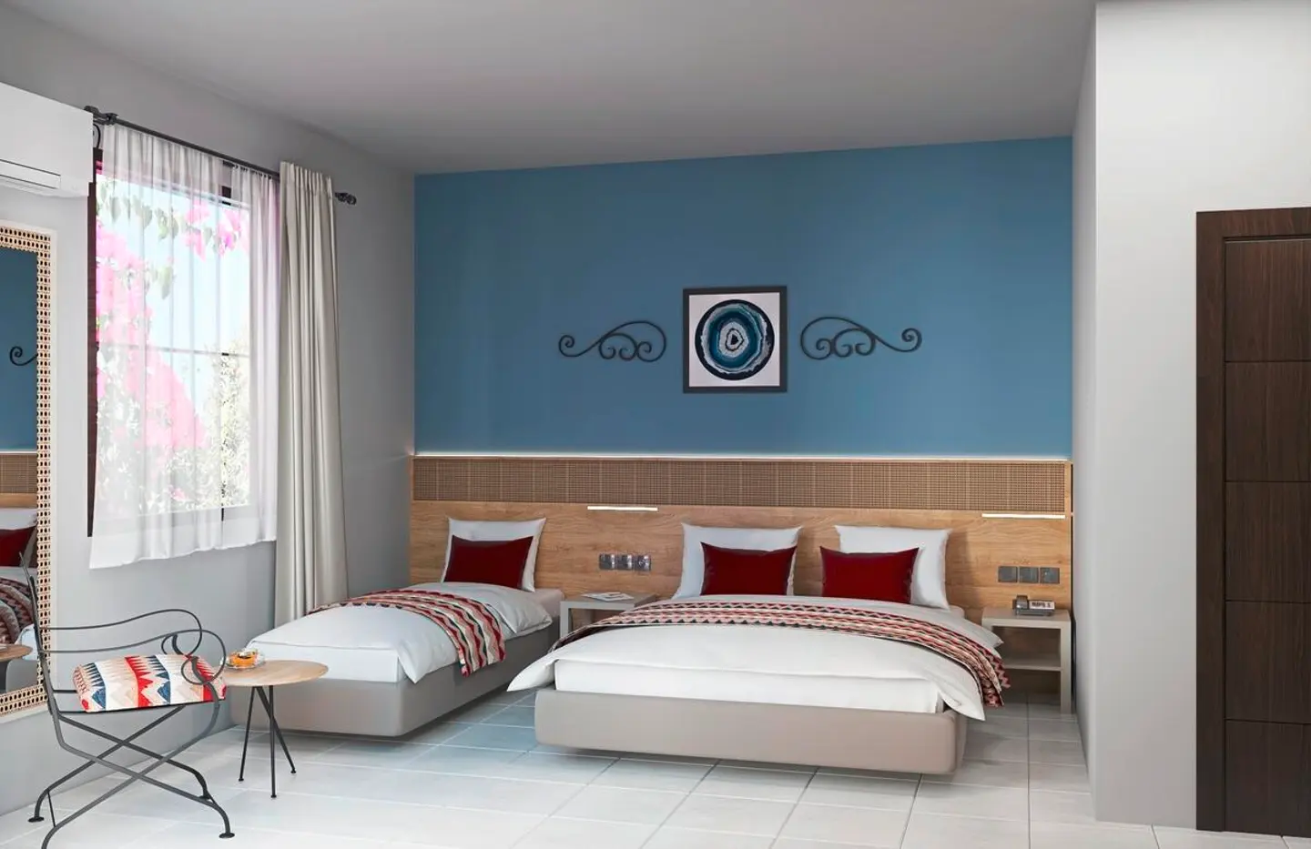 Modellbild Wohnbeispiel Doppelzimmer