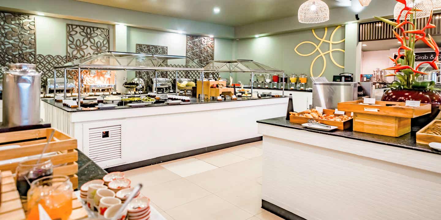 Buffetraum im Sentido Hotel