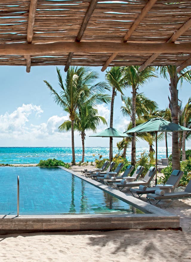 Beste Hotels Mexiko Infinity-Pool des Impressions Moxche by Secrets