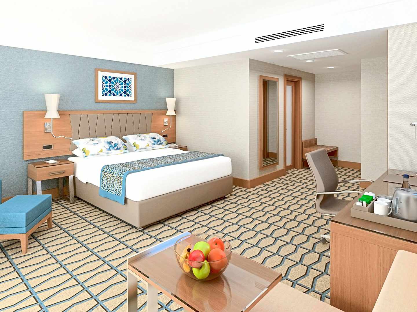 Beste Familienhotels Türkei – ein Zimmer im Megasaray Club Belek