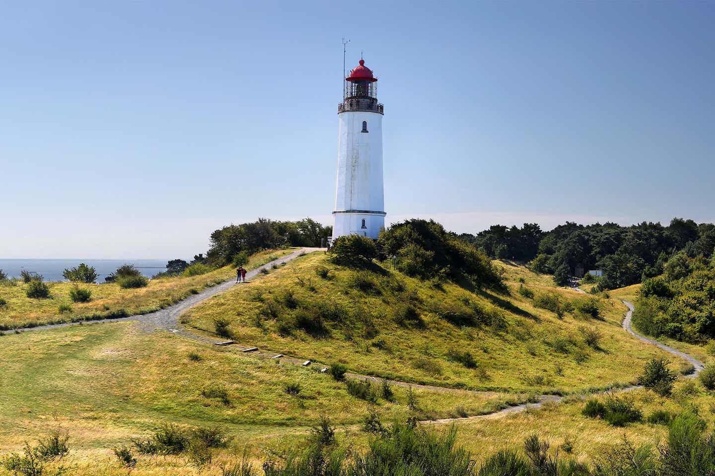 Leuchtturm auf der Nordsee-Insel Hiddensee