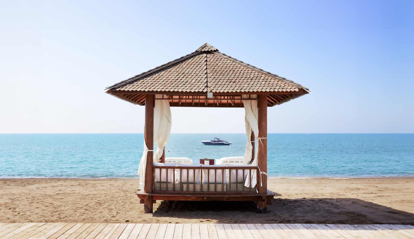 Belek Urlaub: Pavillon am Strand