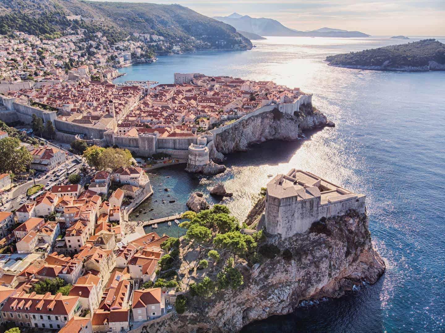 Die wunderschöne Altstadt von Dubrovnik im Süden Kroatiens