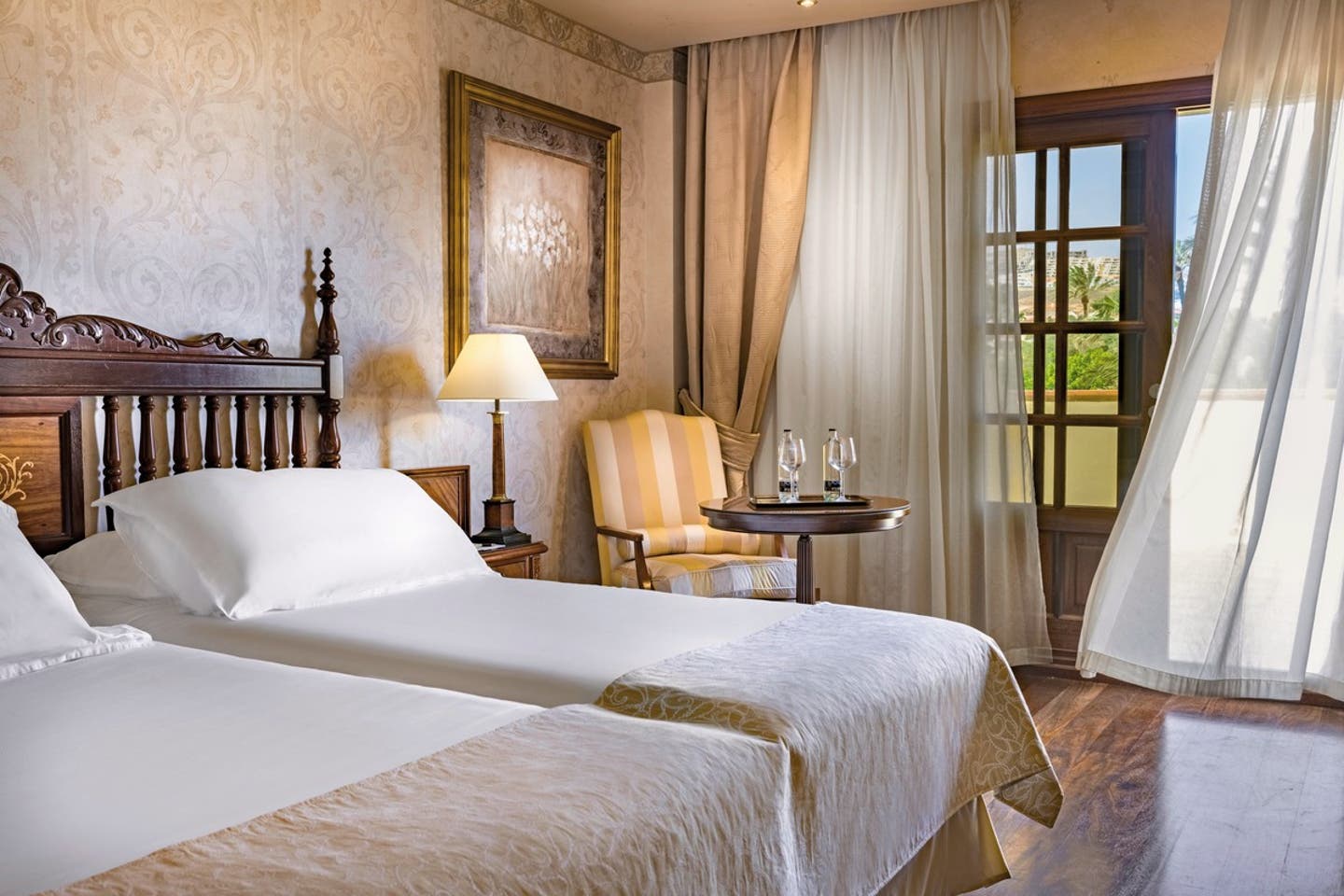 Wohnbeispiel Doppelzimmer Deluxe Golfplatzblick