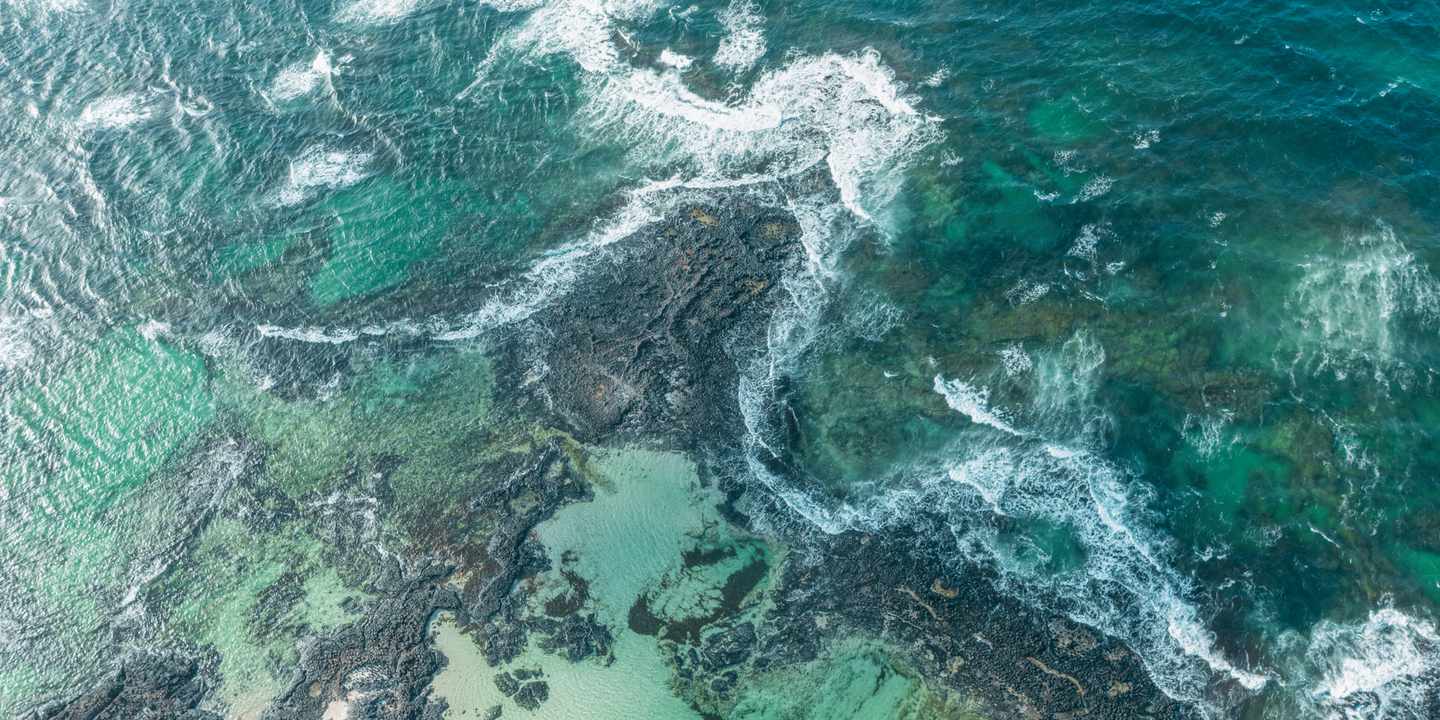 Gezeitenbecken des Strandes Playa de los Charcos, Fuerteventuras 
