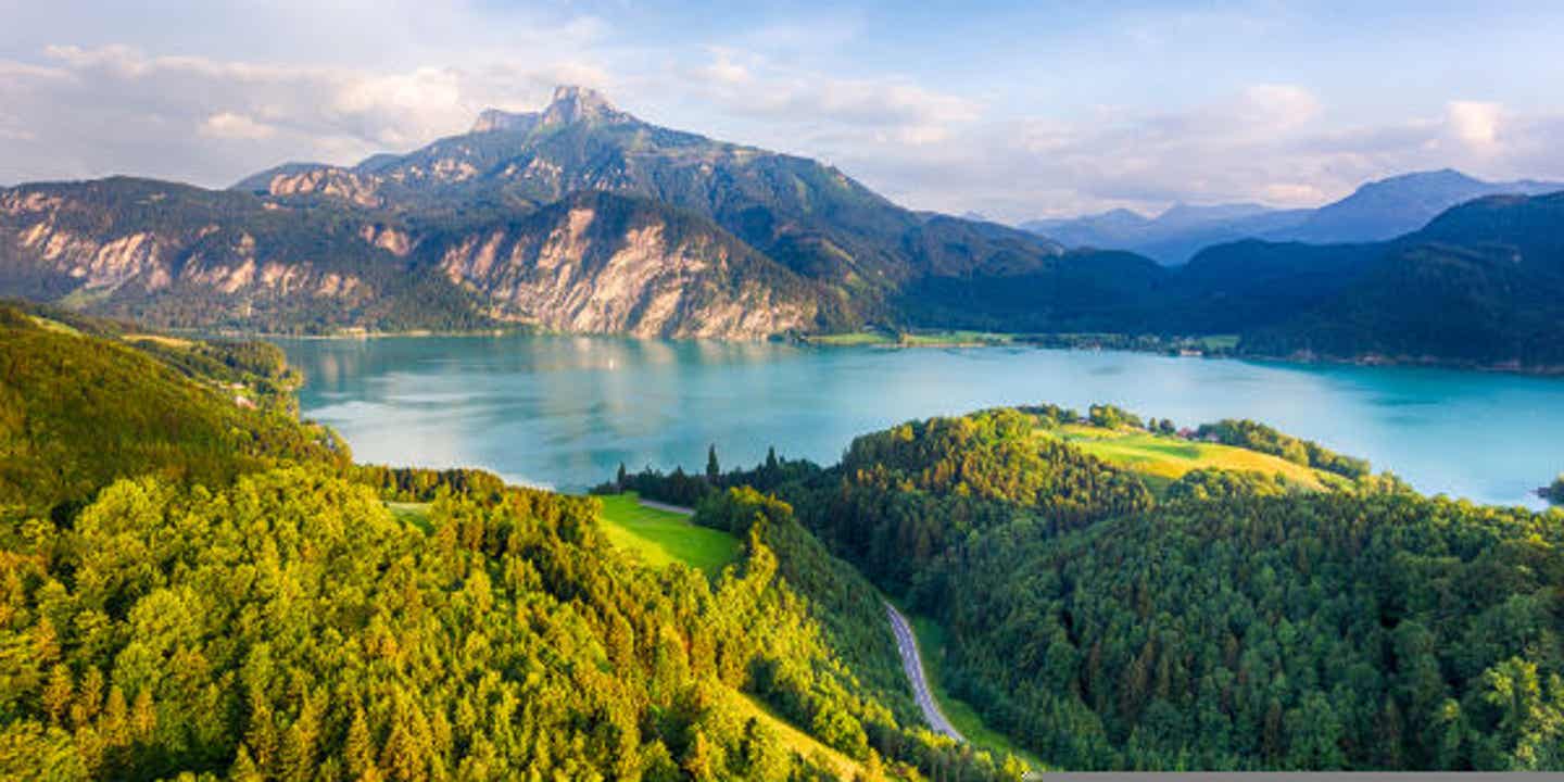 Der Mondsee in Österreich