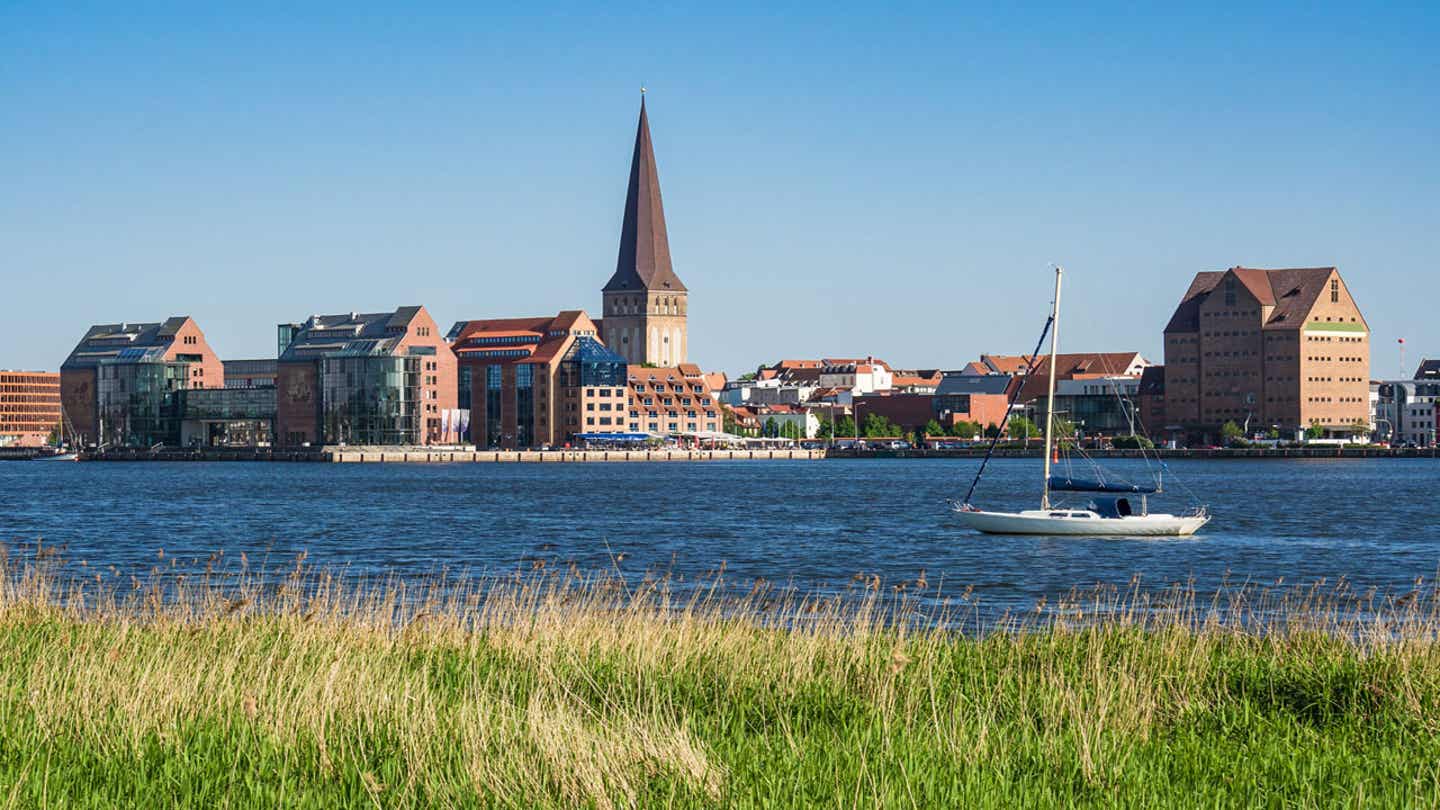 Blick auf Rostock