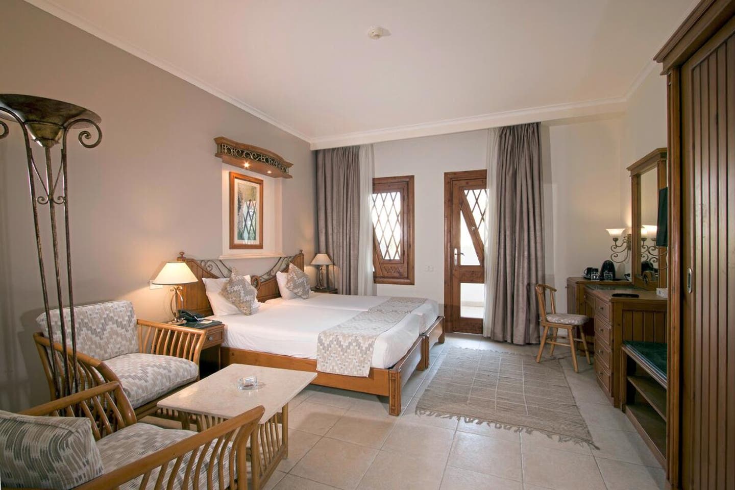 Wohnbeispiel Doppelzimmer Premium Gartenblick