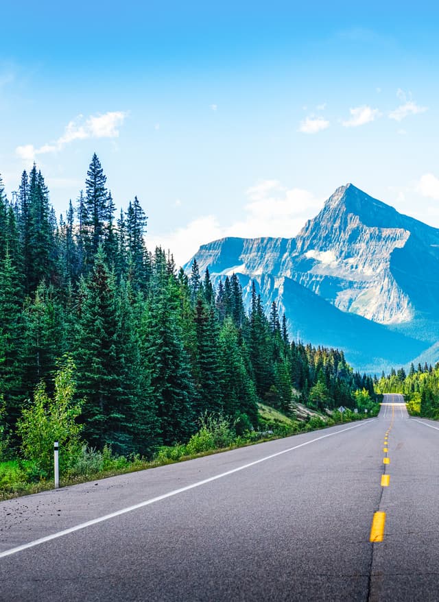 Kanada Rundreisen Kanada Mountain Road