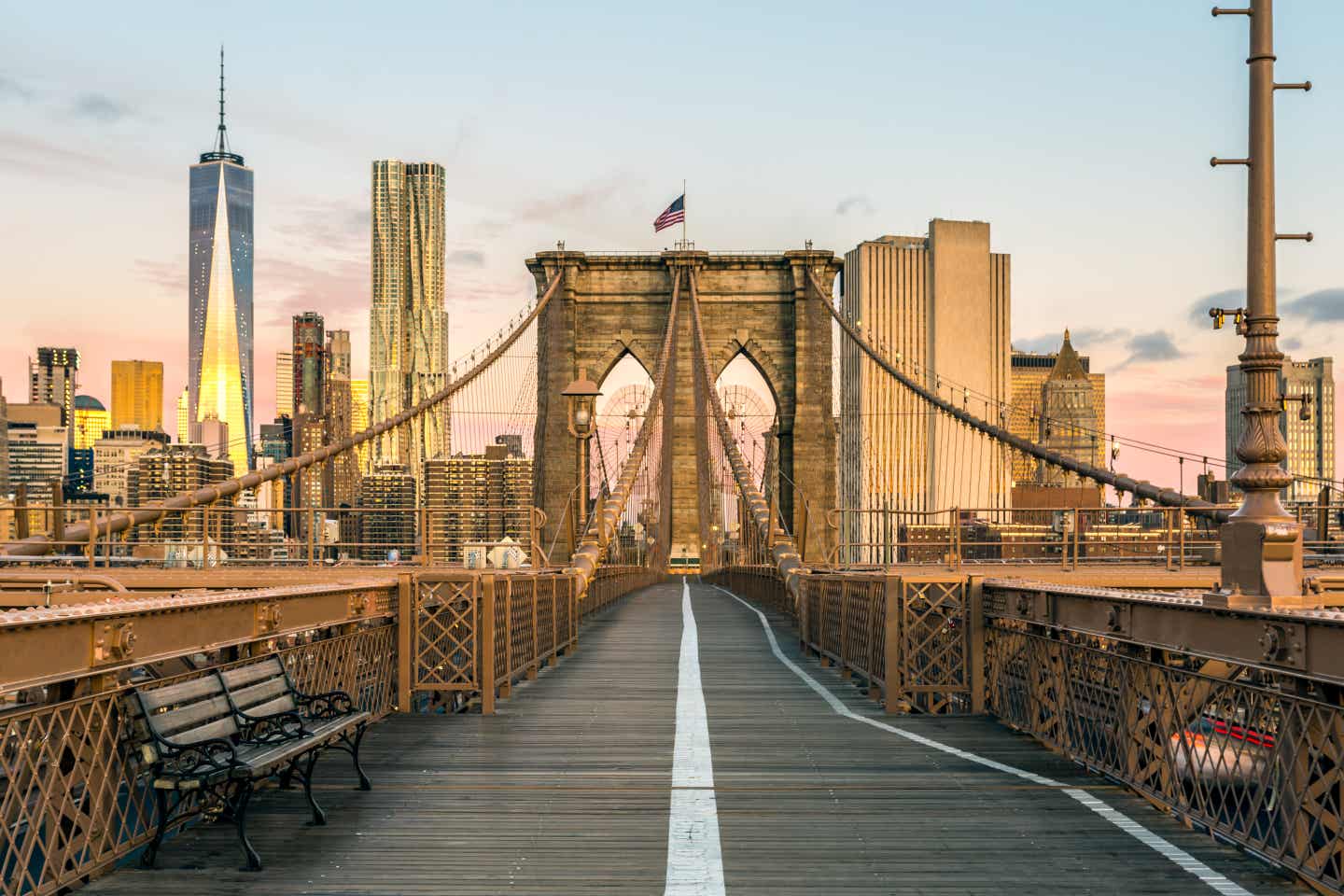 New Yorks Sehenswürdigkeiten: die Brooklyn Bridge