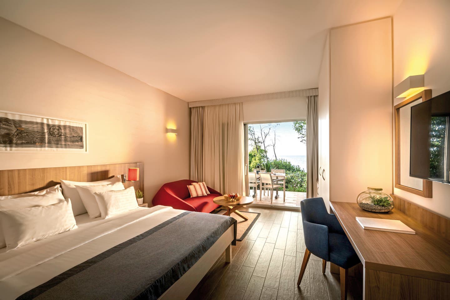 Wohnbeispiel Villa f&uuml;r 2 plus 2 Meerblick