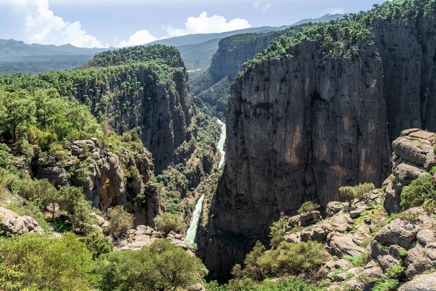 Manacgat: Blick in den Tazi Canyon