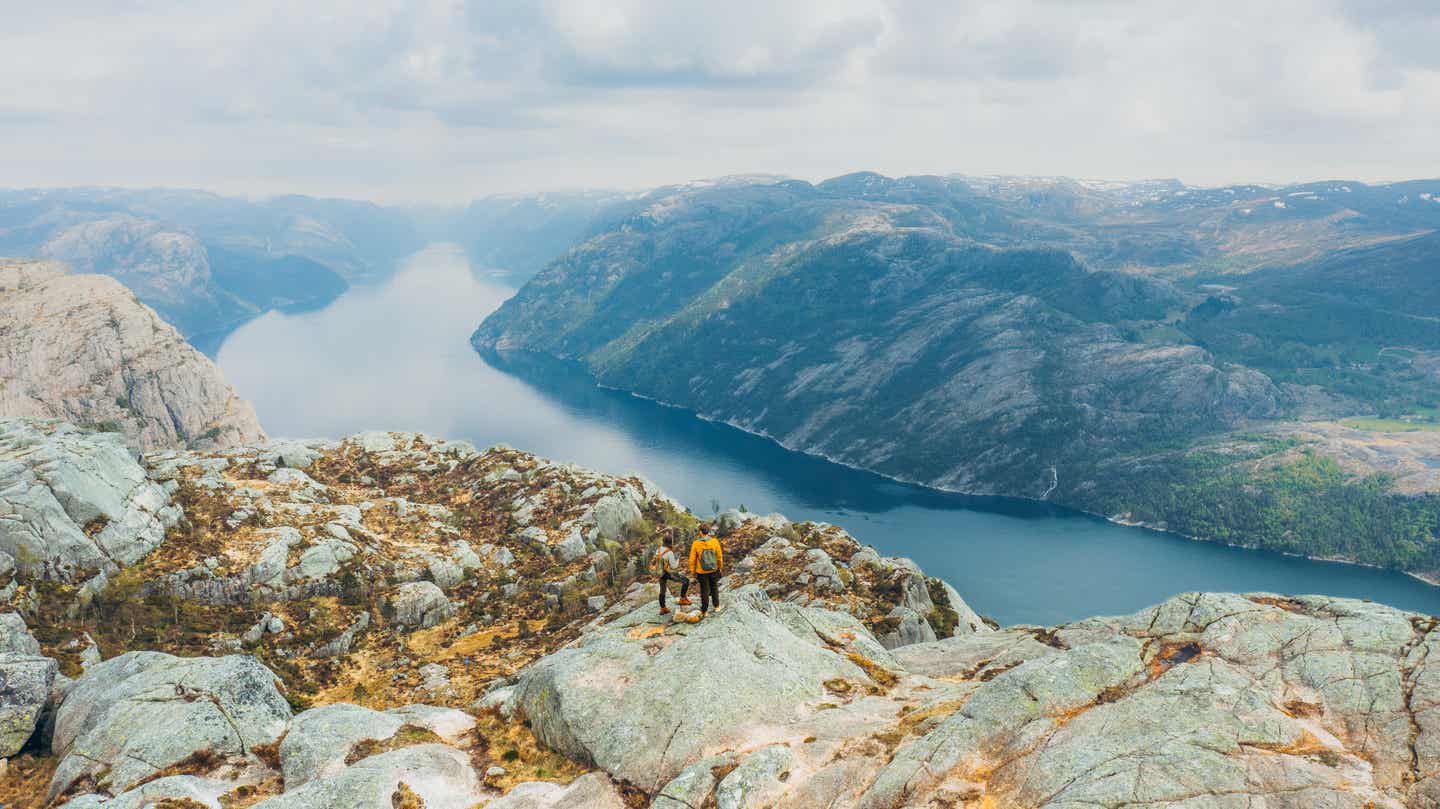 Blick auf die Natur im Skandinavien-Urlaub