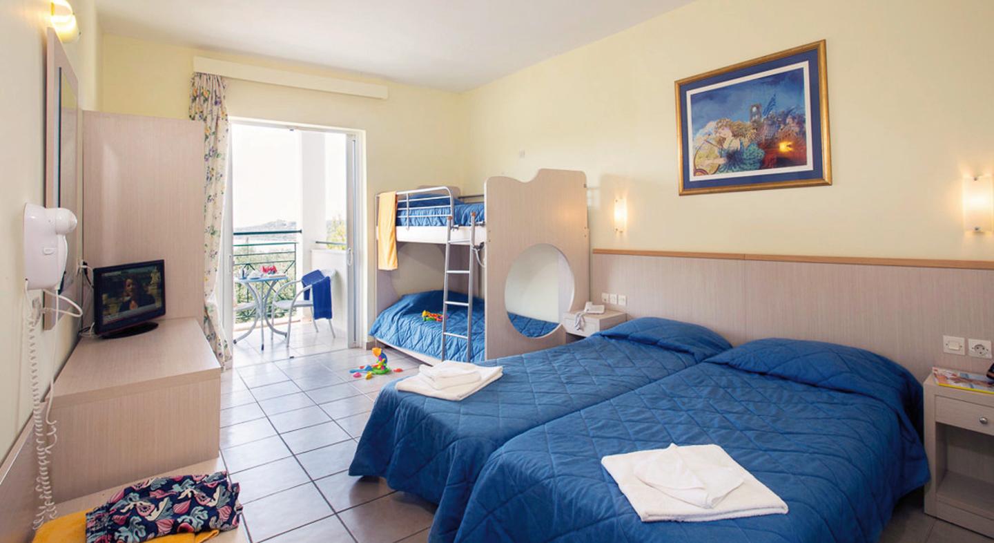 Wohnbeispiel Familienzimmer Gartenblick