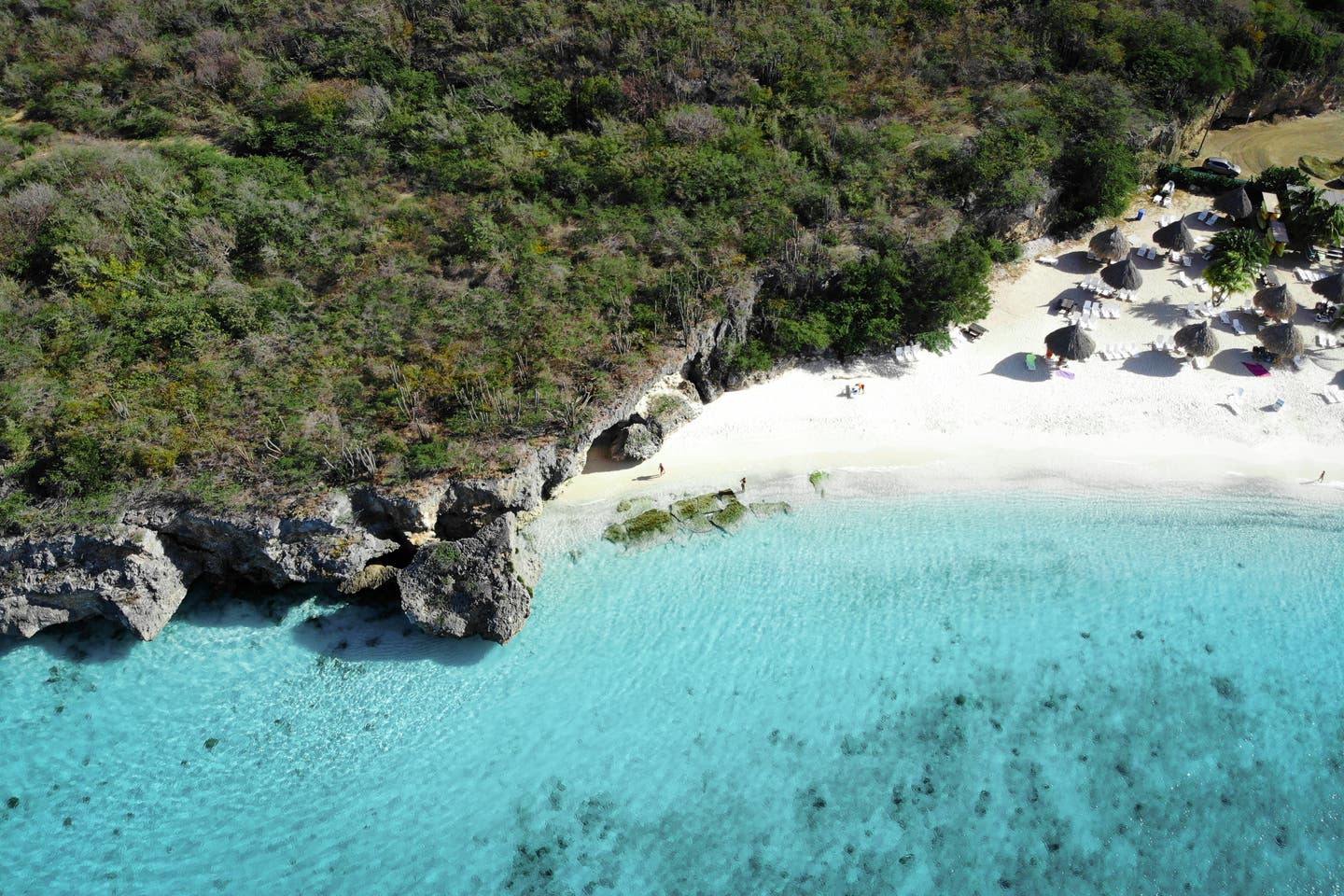 Cas Abao Abou Strand auf der Karibikinsel Curacao