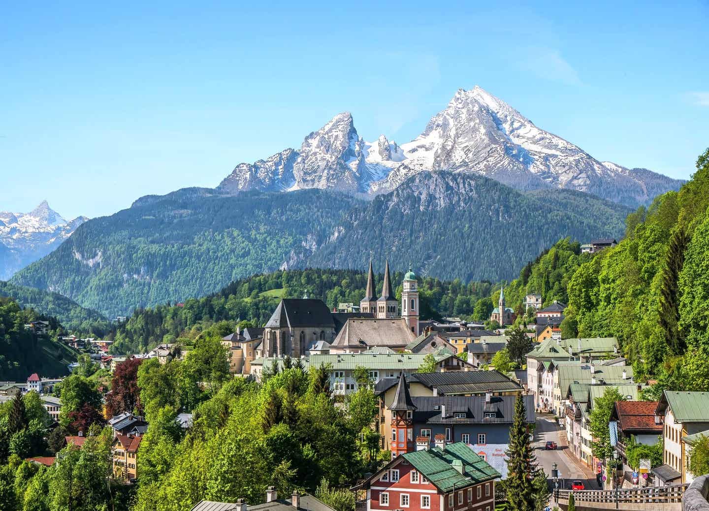 Berchtesgaden mit Watzmann-Panorama