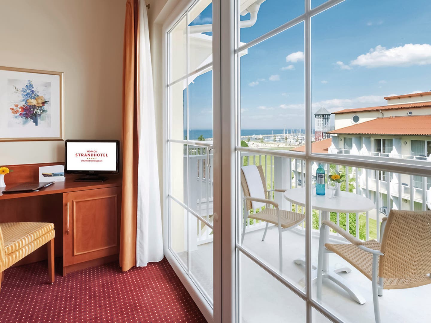 Wohnbeispiel Doppelzimmer seitl. Meerblick