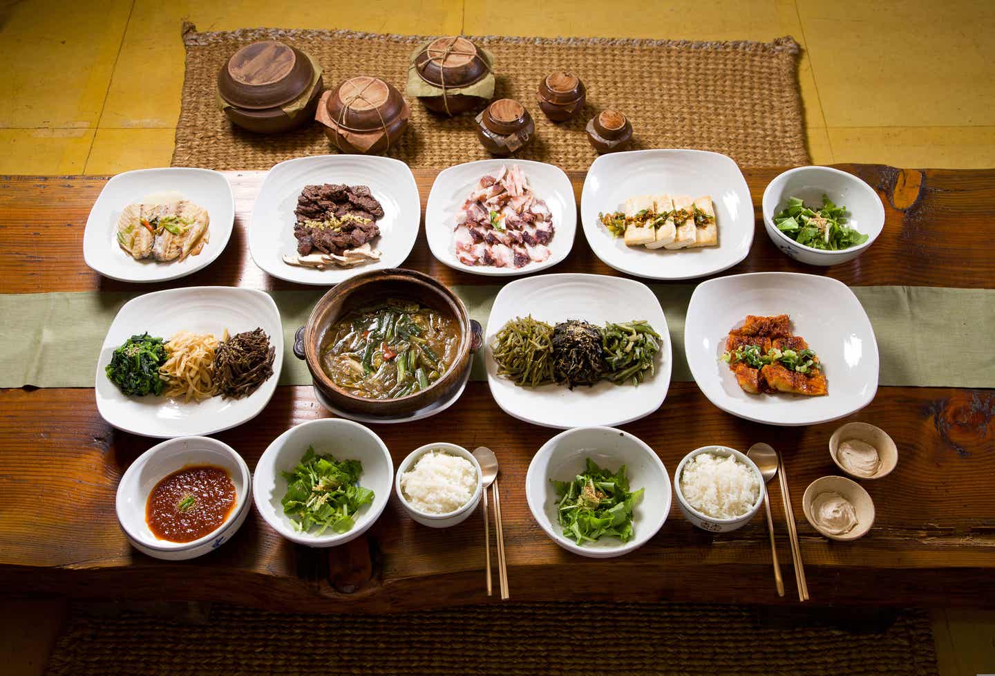 Traditionelles koreanisches Essen