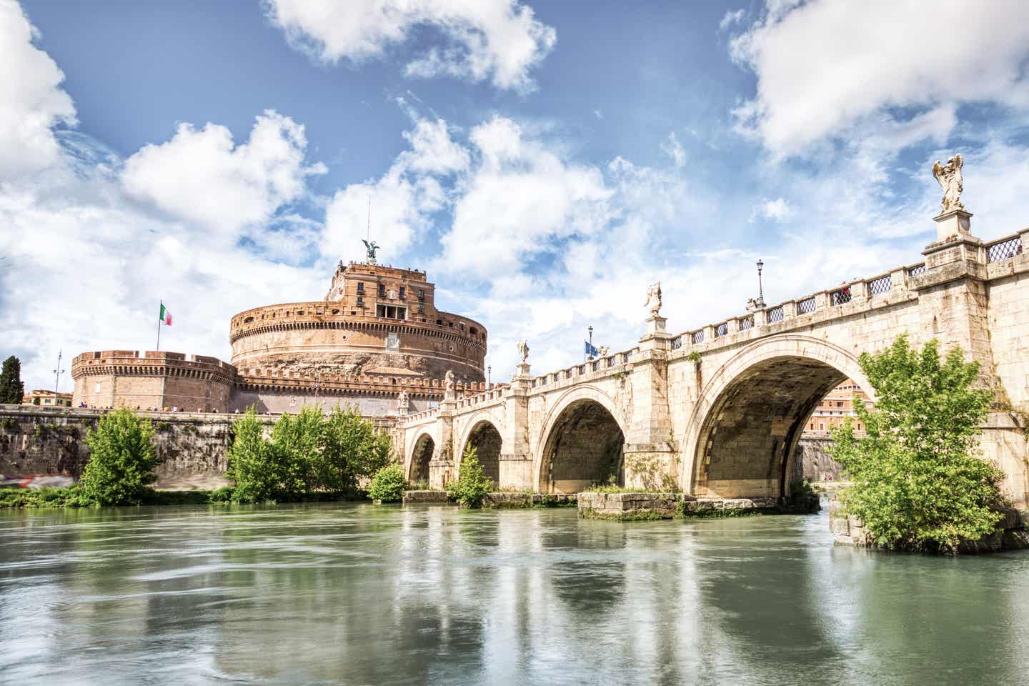 Saint Angelo, die Engelsburg - Castel Sant Angelo in Rom, Italien