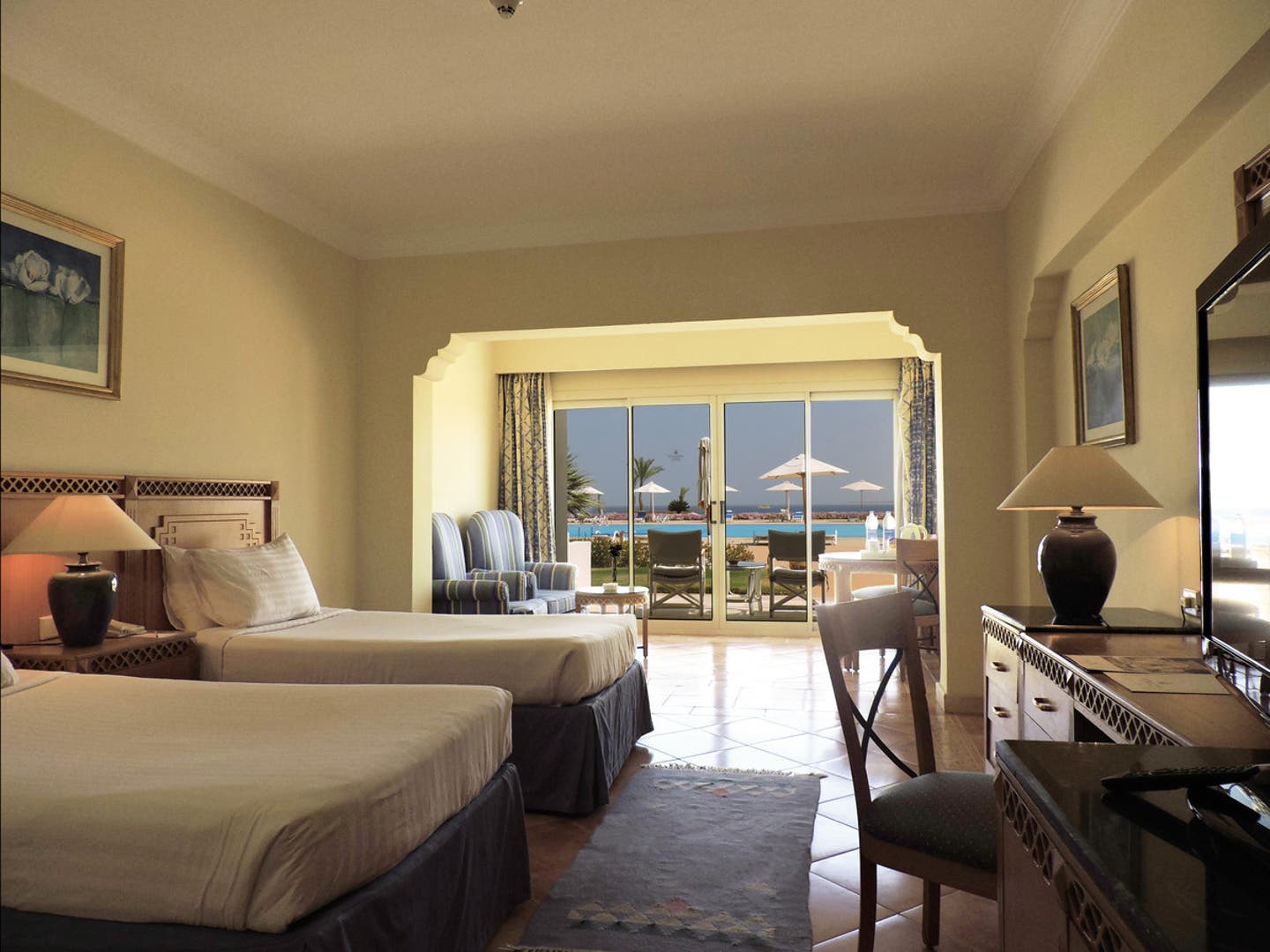 Wohnbeispiel Doppelzimmer Deluxe Meerblick